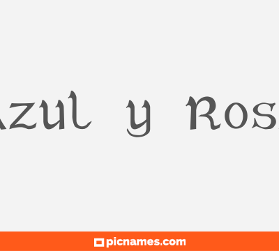 Azul y Rosa